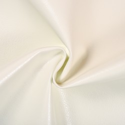 Ткань Дерматин (Кожзам) для мебели, цвет Белый (на отрез)  в Зеленодольске