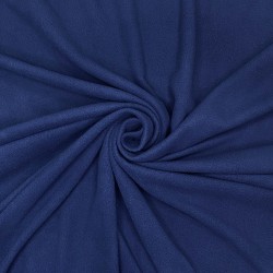 Флис Односторонний 130 гр/м2, цвет Темно-синий (на отрез)  в Зеленодольске
