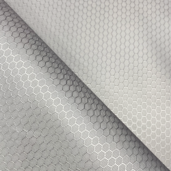 Ткань Оксфорд 300D PU Рип-Стоп СОТЫ, цвет Светло-Серый (на отрез)  в Зеленодольске