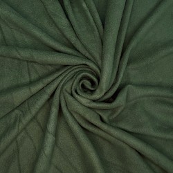 Ткань Флис Односторонний 130 гр/м2, цвет Темный хаки (на отрез)  в Зеленодольске