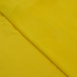 Флис Односторонний 180 гр/м2, Желтый (на отрез)  в Зеленодольске