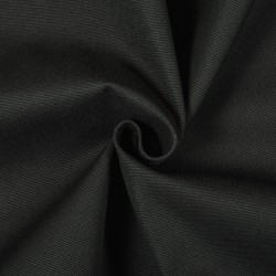 Ткань смесовая Канвас 35/65, цвет Черный (на отрез)  в Зеленодольске
