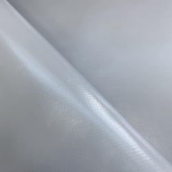 Ткань ПВХ 450 гр/м2, Серый (Ширина 160см), на отрез  в Зеленодольске