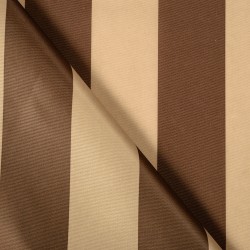 Ткань Оксфорд 300D PU, Бежево-Коричневая полоска (на отрез)  в Зеленодольске