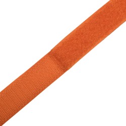Контактная лента 25мм  Оранжевый (велькро-липучка, на отрез)  в Зеленодольске