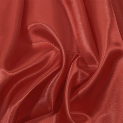 Ткань Атлас-сатин, цвет Красный (на отрез)  в Зеленодольске
