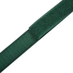 Контактная лента 25мм цвет Зелёный (велькро-липучка, на отрез)  в Зеленодольске