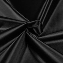 *Ткань Оксфорд 210D PU, цвет Черный (на отрез)  в Зеленодольске