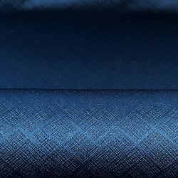 Ткань Блэкаут для штор светозатемняющая 100% &quot;Орнамент Синий&quot; (на отрез)  в Зеленодольске